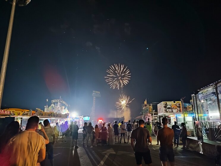 Fuegos artificiales de la Feria de Manzanares