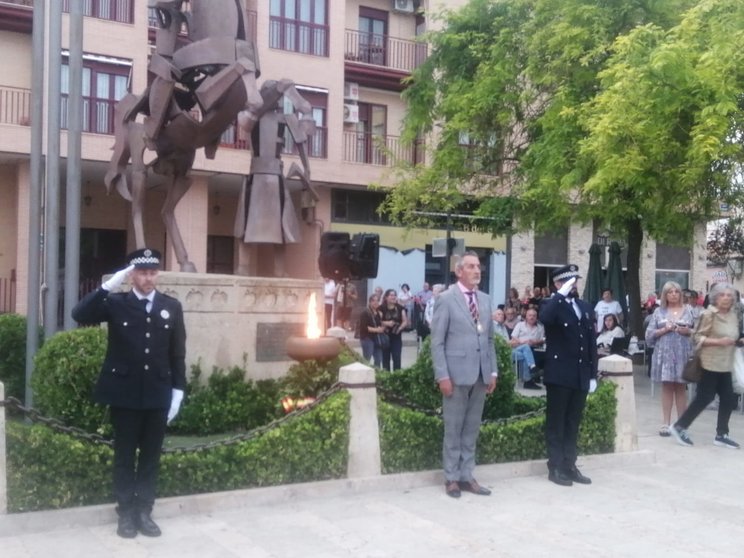 Homenaje a los Héroes del Seis de Junio ayer