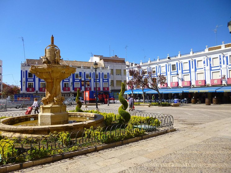 Plaza de España de Valdepeñas. Wikimedia