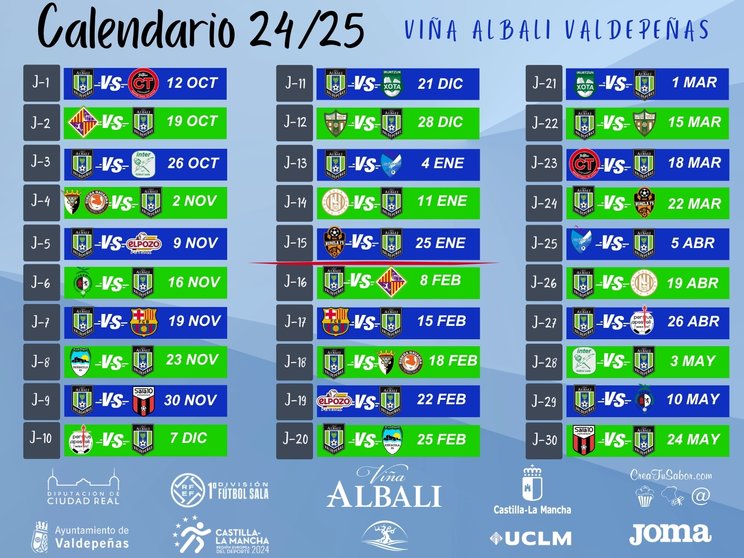 Calendario 2024-2025