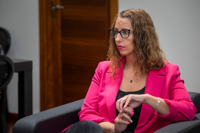 Toledo, 4 de julio de 2024.- Sara Simónm Consejera de Igualdad del gobierno de Castilla-La Mancha. (Fotos: A. Pérez Herrera // JCCM)