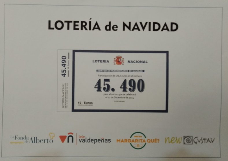 Lotería Navidad TeleValdepeñas 2024