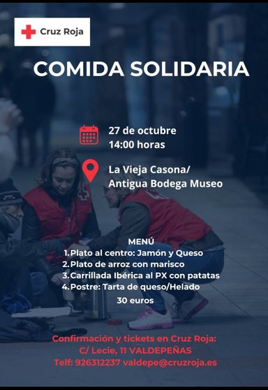 COMIDA SOLIDARIA CRUZ ROJA