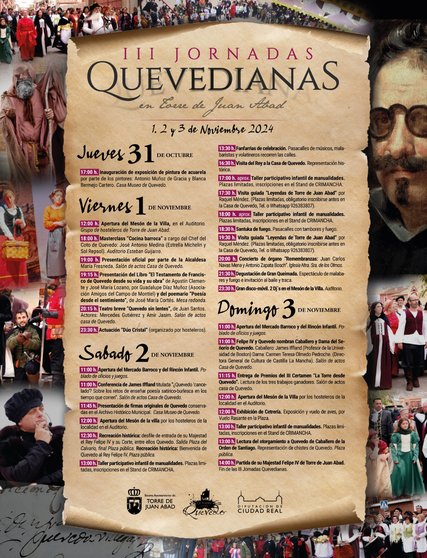 Programa III Jornadas Quevedianas