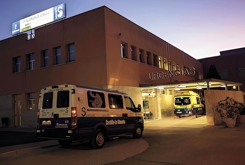 El joven fue evacuado al hospital comarcal