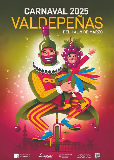 Cartel Carnaval Valdepeñas 2025